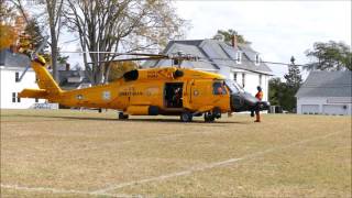 USCG MH60T Jayhawk helicopter startup and takeoff [upl. by Baten465]