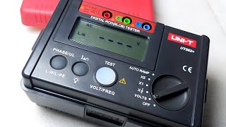 Unit UT582 Digital RCDELCBTester [upl. by Noillimaxam423]