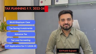 Year end Tax Planning 31032024 Beneficial for all Assessees ITax amp GST  Tax Harvesting [upl. by Annavas]