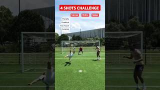 4 SHOTS CHALLENGE  PART11  footballmemories football footballshorts ronaldo shorts viral [upl. by Eiznekam680]