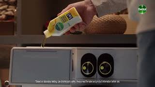 Use Dettol Washing Machine Cleaner for HardtoReach Places [upl. by Michella]