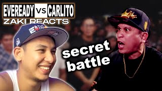 𝐙𝐚𝐤𝐢 𝐑𝐞𝐚𝐜𝐭𝐬  Eveready vs Carlito  Pasok na sa Fliptop [upl. by Chiang]