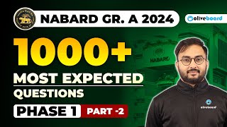 1000 Most Expected Questions  NABARD Gr A 2024 Phase 1  Part 2  NABARD Grade A Preparation [upl. by Etnuad545]