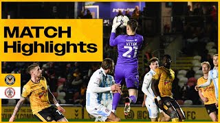 Match Highlights  Newport County v Accrington Stanley [upl. by Atisor489]