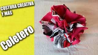 Como hacer 1 🟥 COLETERO DE TELA 🟥Paso a paso TUTORIAL [upl. by Gautier211]