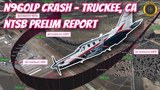 NTSB Preliminary Report N960LP Truckee CA [upl. by Einnos]