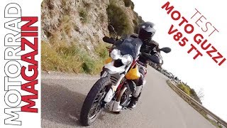 Moto Guzzi V85 TT  Mehr als nur eine ClassicAdventure [upl. by Asillim]