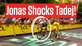 Jonas Vingegaard Shocks Himself In Winning Tour de France 2024 Stage 11 [upl. by Brunelle233]