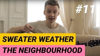 Ваня научи SWEATER WEATHER  THE NEIGHBOURHOOD разбор на гитаре [upl. by Adella]