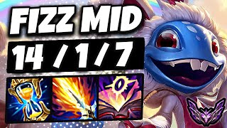 Fizz vs Ahri  MID  Lol Korea Master Patch 1415 ✅ [upl. by Swenson]