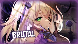 Nightcore↬Brutal  Olivia Rodrigo Lyrics [upl. by Baynebridge78]