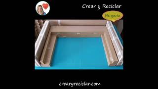 MUEBLE cabecero acolchado con CARTON Diy [upl. by Groark197]