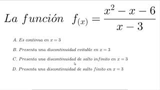 Continuidad de una función racional [upl. by Dafna]