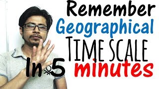 Geological time scale chart made easy with tricks  memorize geographical time scale in 5 minutes [upl. by Rodavlas]