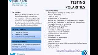 Tips for Writing Better Charters for Exploratory Testing Sessions  EuroSTAR  Michael DKelly [upl. by Winne]