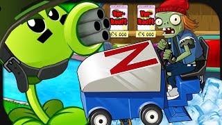 Meine PFLANZEN werden zum MASCHINENGEWEHR ☆ Plants vs Zombies [upl. by Nonnac]