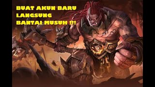 Buat Akun Baru Langsung Bantai Musuhnya  Mobile Legends  Balmond [upl. by Lovich]