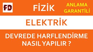 ELEKTRİK  DEVRELERDE HARFLENDİRME NASIL YAPILIR 7dk da  DETAYLI ANLATIM [upl. by Anerb6]