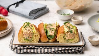 Fresh and Crunchy Crab Salad Sandwich Recipe [upl. by Samira]