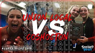 HIGH SCHOOL VOLLEYBALL  Union Local vs Coshocton  HIGHLIGHT [upl. by Gilliette488]