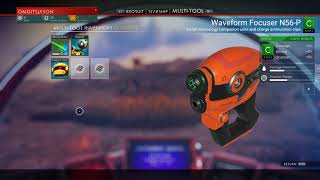 No Mans Sky Next  Craft Carbon Nanotube Install Analysis Visor to Multitool Gather Carbon 2018 [upl. by Nnaesor296]