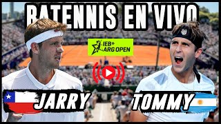 Nicolás Jarry vs Tomas Etcheverry  Argentina Open 2024  Reaccionando en vivo [upl. by Acilegna722]