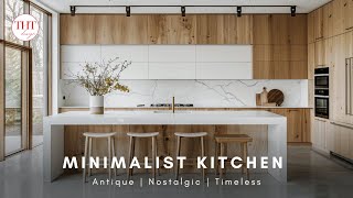 Mastering Minimalism White amp Wood Kitchen Makeover [upl. by Tuddor]