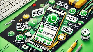 how to recover deleted chat in WhatsApp  WhatsApp ki message ko wapas kaise laen agar delete [upl. by Nalid]