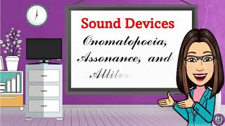 SOUND DEVICES English 6 Teacher Jhaniz [upl. by Moir]