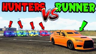 4 Vigilantes VS Armored Kuruma  GTA Manhunt [upl. by Yann]