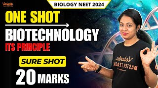 Biotechnology amp its Principle  One Shot🧬 Sure Shot 20 Marks  Biology NEET 2024 📚Nivetha Maam [upl. by Relyuc]