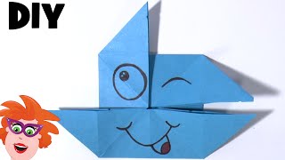 Fun Origami gezichten vouwen met papier [upl. by Jaylene]