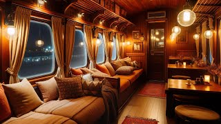 Orient Express ASMR  A Journey From Istanbul to Paris 1930 in a cozy Cabin with Rain Sound [upl. by Furiya]