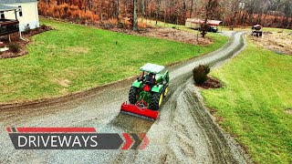 Regrading gravel drivewaytips tools and techiques explained [upl. by Buffo]