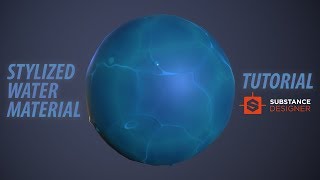 Substance Designer Tutorial  Stylized Water Material [upl. by Oisinoid]