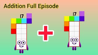 Number Block Addition 17 to 17  Numberblocks Episode  Number blocks 100Number Block Full Episode [upl. by Sobmalarah127]