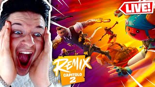 🔴 NUOVA STAGIONE FORTNITE REMIX  CAPITOLO 2  CODICE MARTEX [upl. by Roinuj]