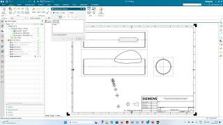 How to create a break out section view in NX drawing version NX2312 [upl. by Dorothee]