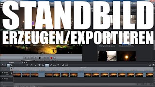 Magix Video Deluxe 2015 STANDBILD ERZEUGEN UND EXPORTIEREN Deutsch [upl. by Oiramad671]