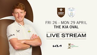 🔴 LIVE Surrey v Hampshire  DAY TWO  Vitality County Championship [upl. by Roscoe532]