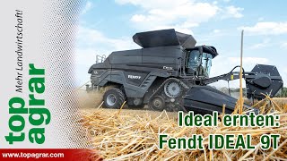 Fendt Ideal 9T top agrarFahrbericht des neuen Mähdreschers von AGCO [upl. by Atsira]