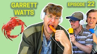 Garrett Watts Eats An Entire Crab At A Mall [upl. by Tham123]