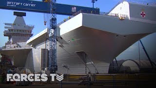 Building Britains Biggest Warship On Board HMS Prince Of Wales  Forces TV [upl. by Irovi]