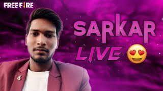 CS RANK PUSH  FREE FIRE LIVE  SARKAR GAMING [upl. by Akyre]