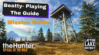 quotBeatty Playing the Guidequot Mission Guide theHunter Call of the Wild Layton Lakes [upl. by Kiri]