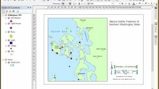 QuickDemo Aligning and Grouping Map Elements [upl. by Mateo]