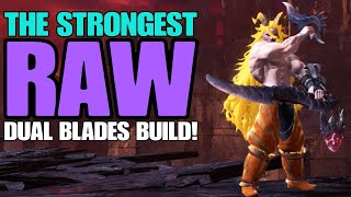 MHWI The Strongest Raw Dual Blades Build Fatalis Dual Skies [upl. by Lamahj]