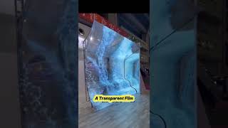 A Transparent LED film from aSmartFilm transparentled transparentscreenasmartfilmcom [upl. by Ileray]