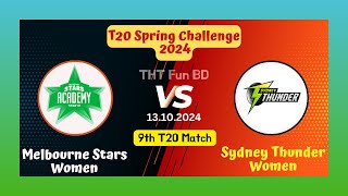 Melbourne Stars Women Vs Sydney Thunder Women  T20 Spring Challenge Live Score Stream amp Update 2024 [upl. by Mutua754]