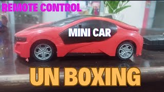 MINI REMOTE CONTROL CAR UNBOXING [upl. by Ecnarolf]